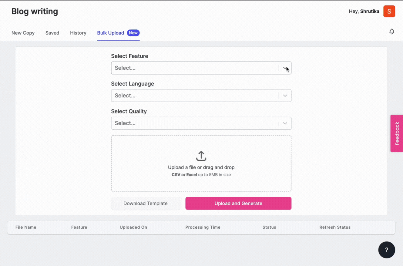 AI Bulk Content Upload - How to write faster