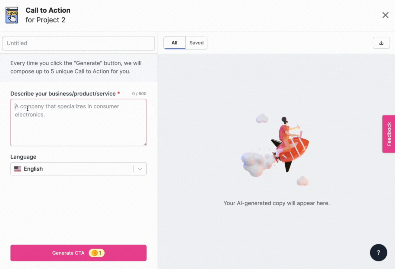 Ewritesonic call to action generator - Email marketing tips