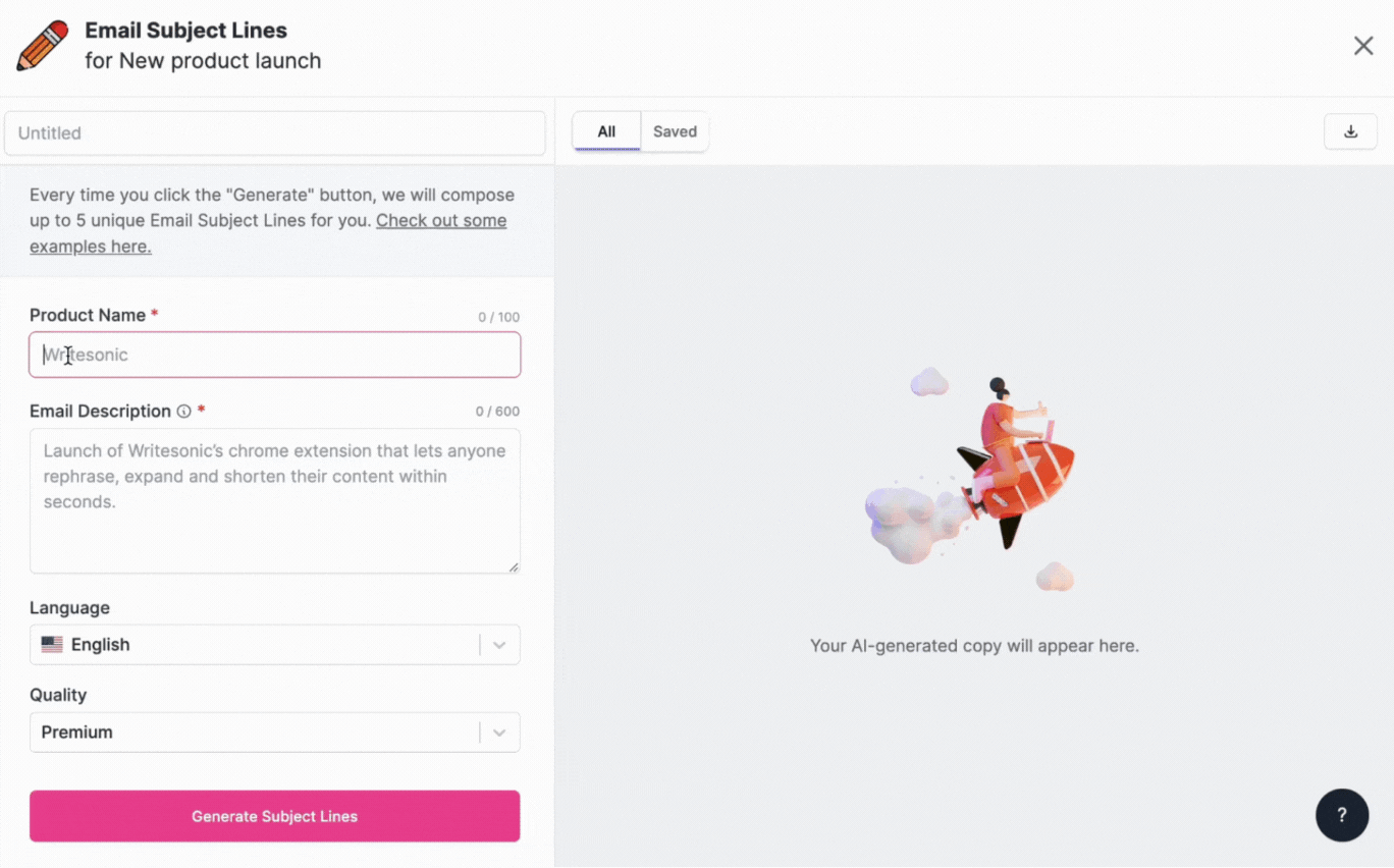 Email Subject Lines Generator - How to write email