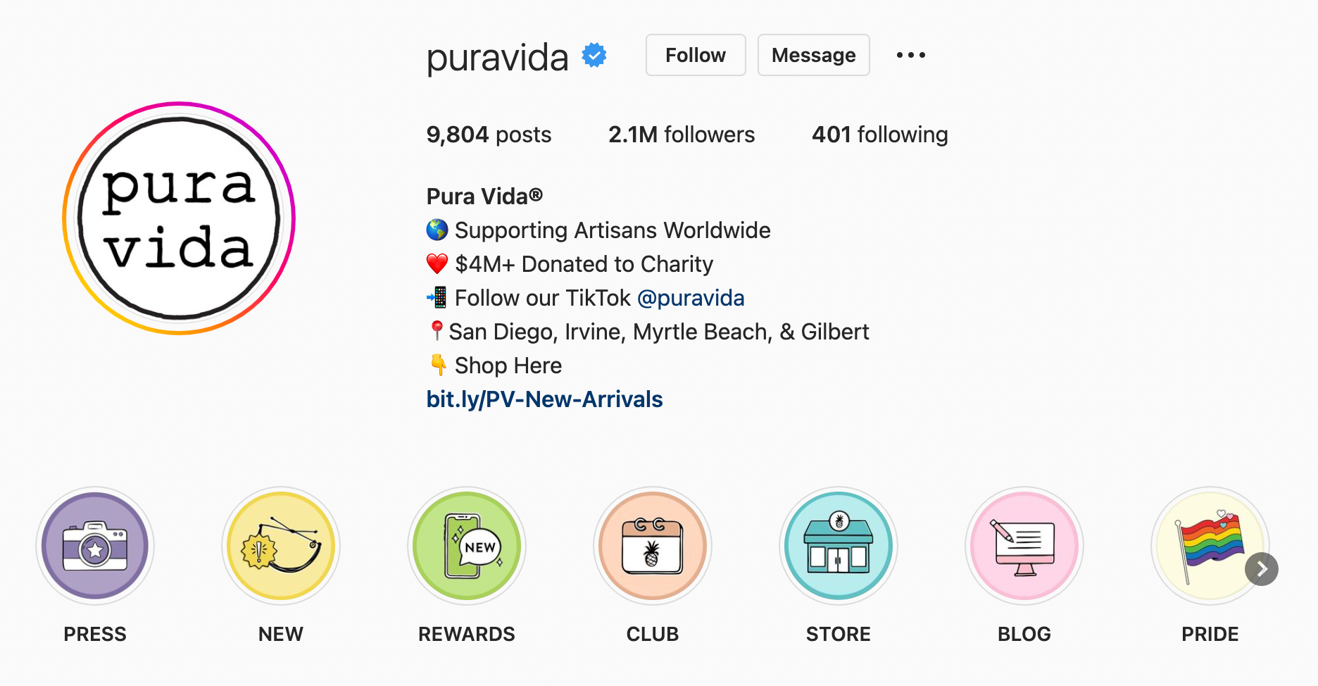 company bio examples