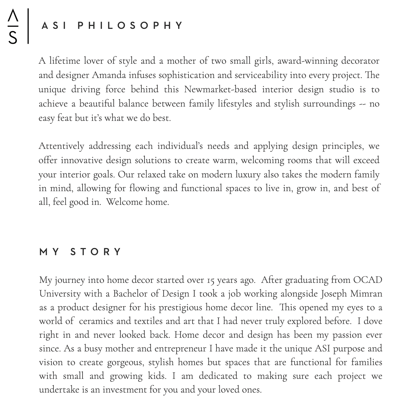 business bio examples