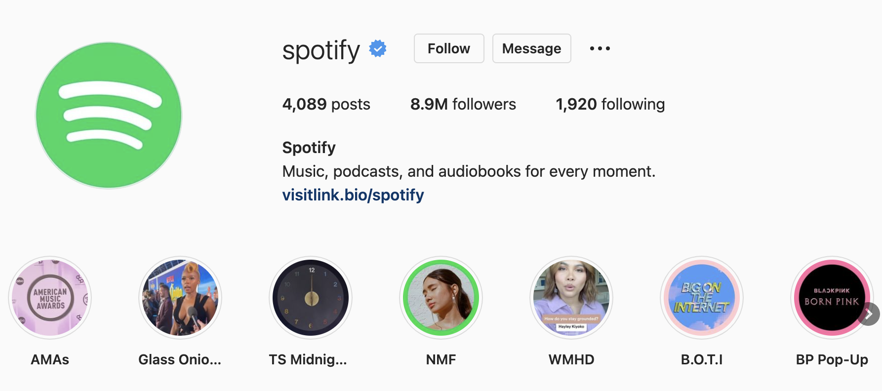 instagram bio examples