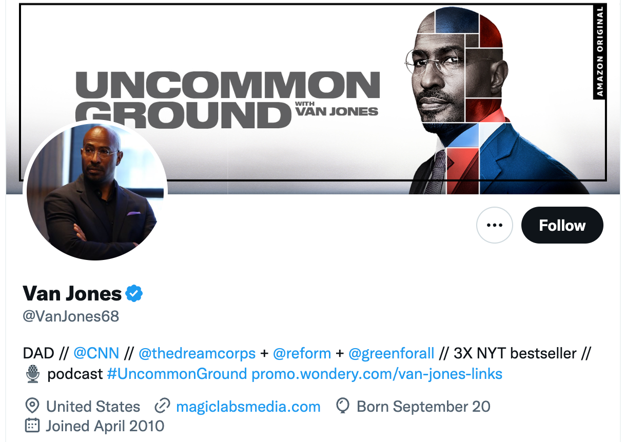 Twitter business bio examples