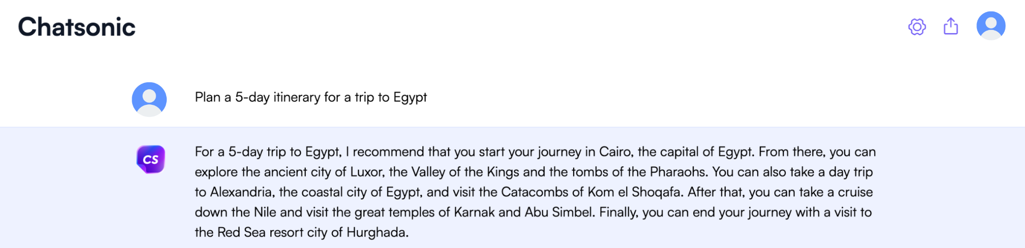 ChatGPT API use case