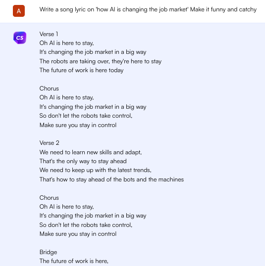 music lyrics by Chatsonic - make money using ChatGPT