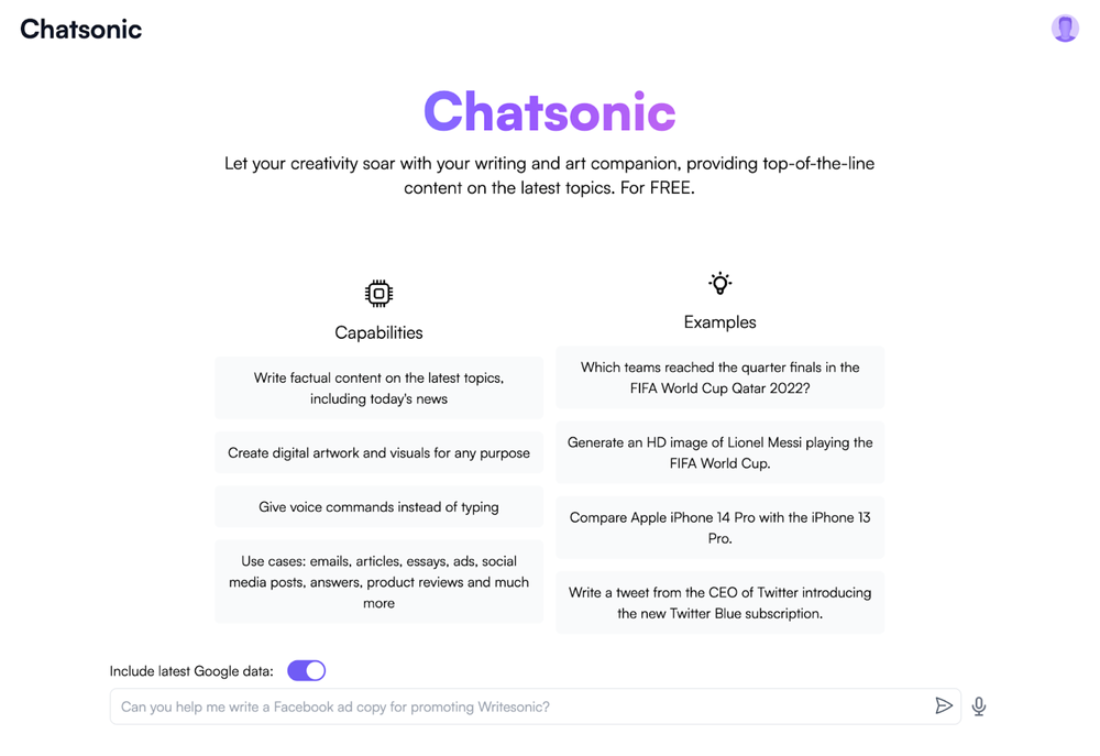 Chatsonic - Top 9 AI writers