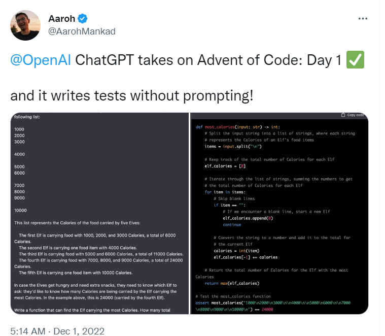 ChatGPT Examples for Writing Code - 50 Best ChatGPT Examples
