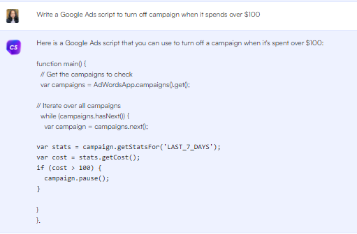 ChatSonic example - 50 Best ChatGPT Examples