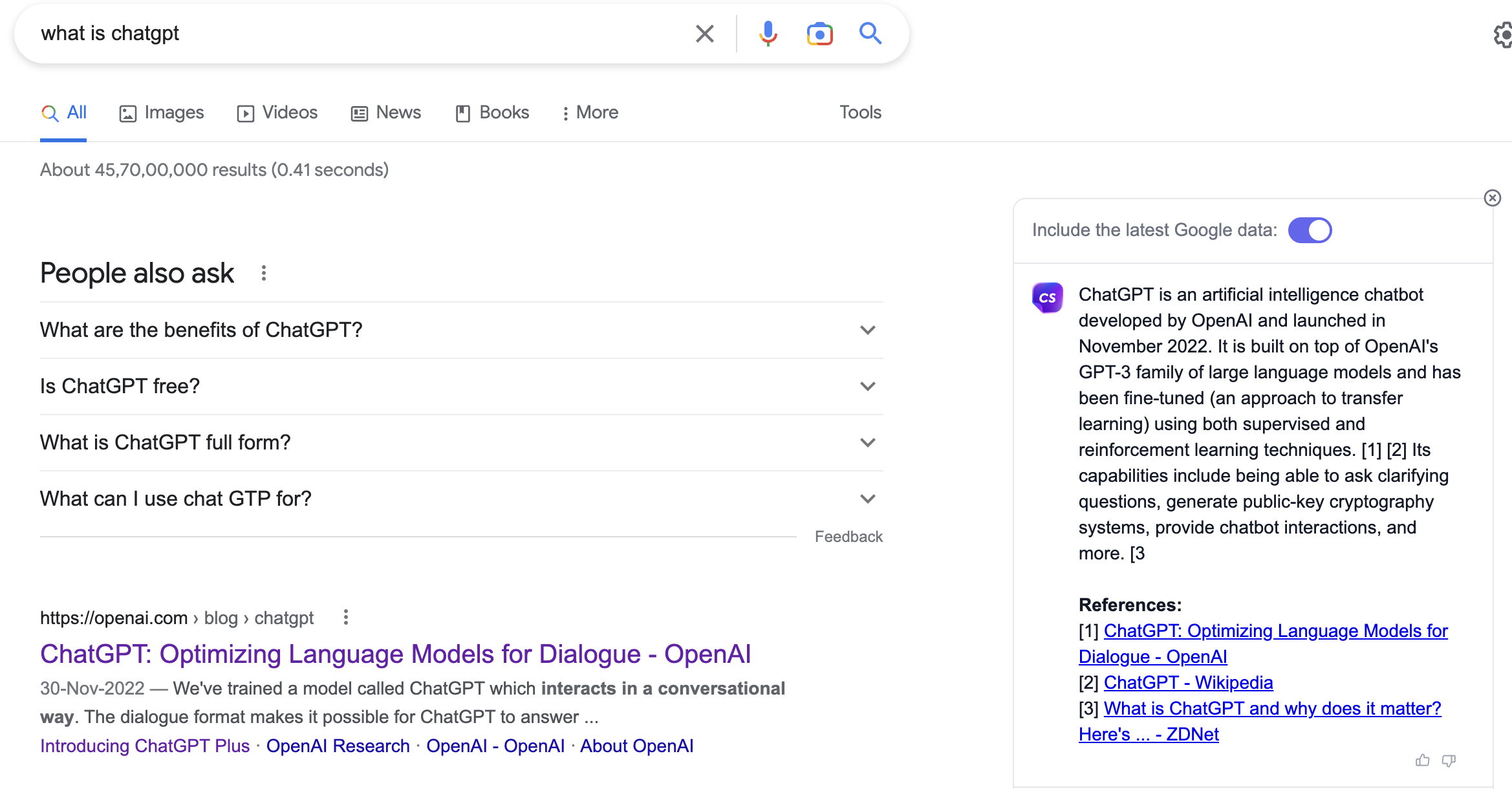ChatSonic chrome extension on Google - best chatgpt chrome extensions