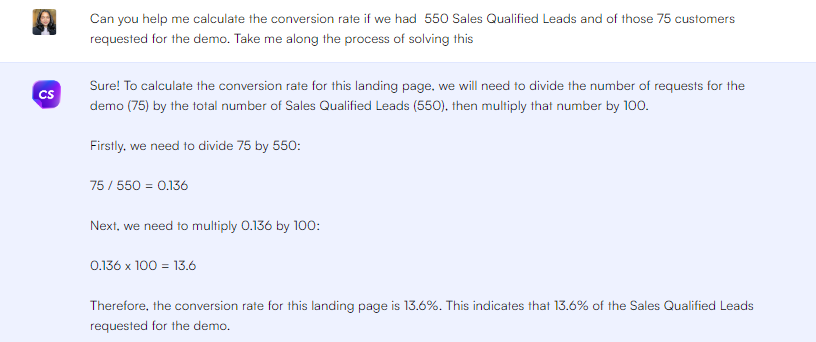 ChatGPT prompt to calculate SQL to demo conversion rate - ChatGPT Prompts for Marketing Metrics