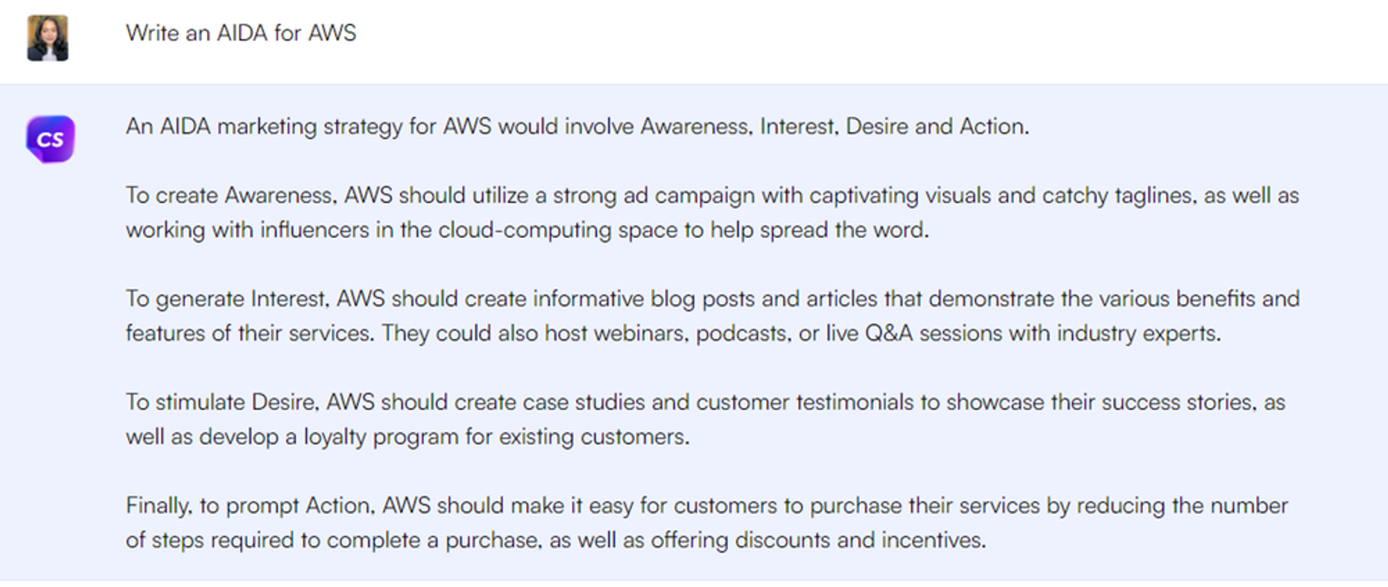 Ad strategy - use cases