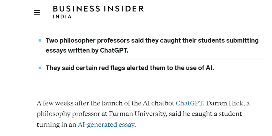 Business Insider India - ChatGPT for Students
