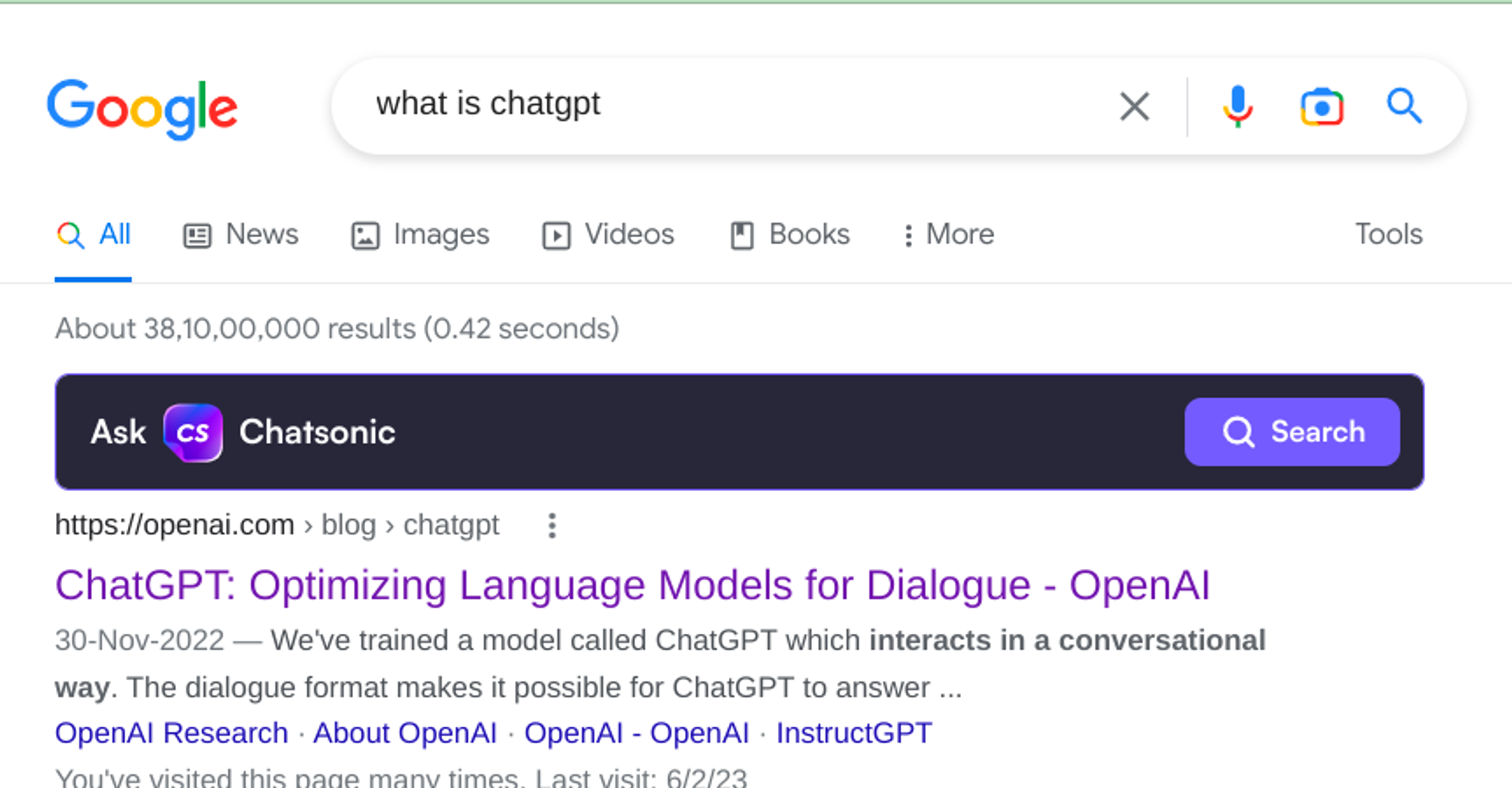 ChatSonic chrome extension - chatgpt download