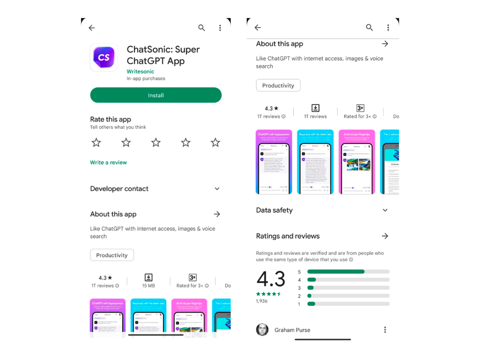 ChatSonic mobile app download - chatgpt download