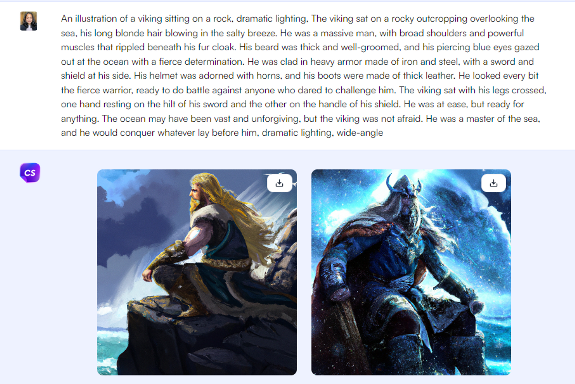 AI art - ChatGPT prompts