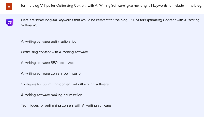 ChatSonic content ideas - write a blog with ChatGPT