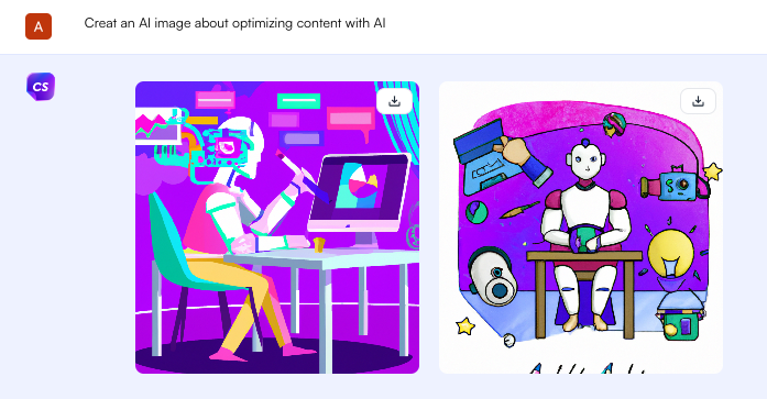 ChatSonic AI image generation - write a blog with ChatGPT