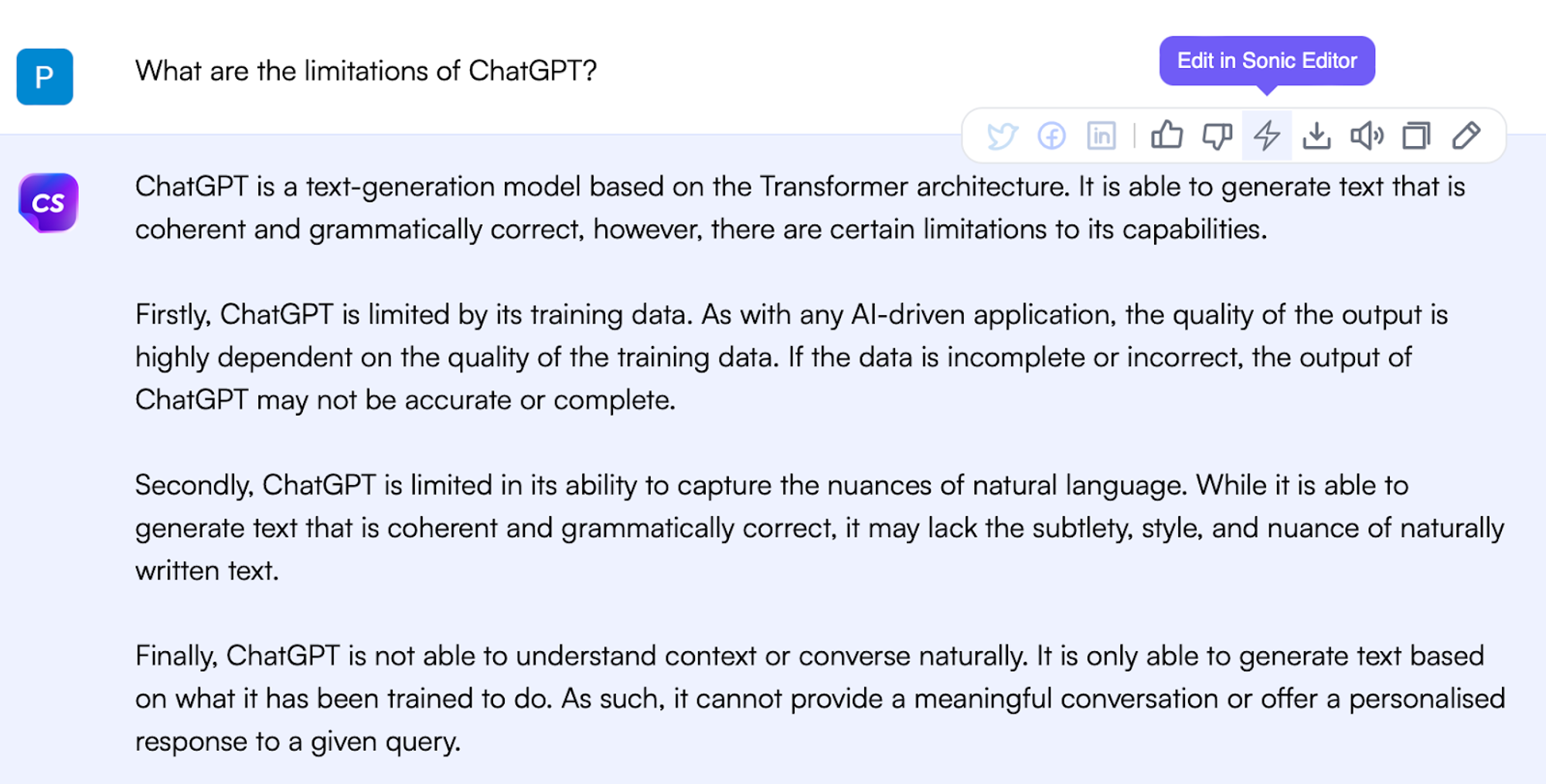 Chatsonic - What is Chatsonic