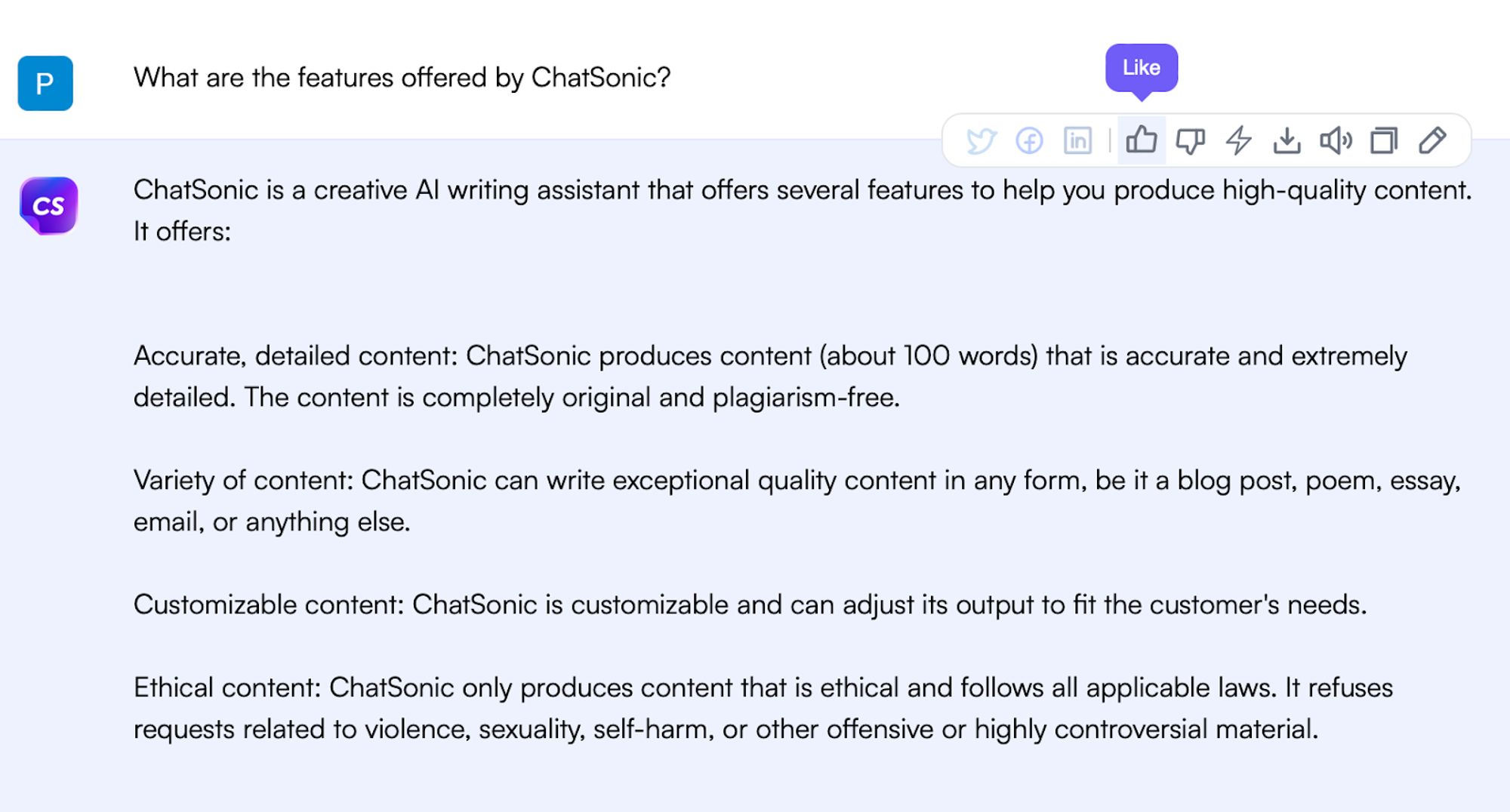 Chatsonic - What is Chatsonic