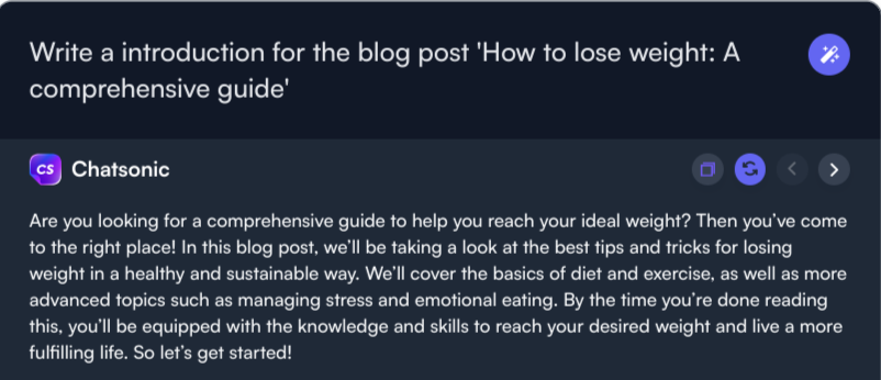 Introduction of a blog post - ChatSonic chrome extension use cases