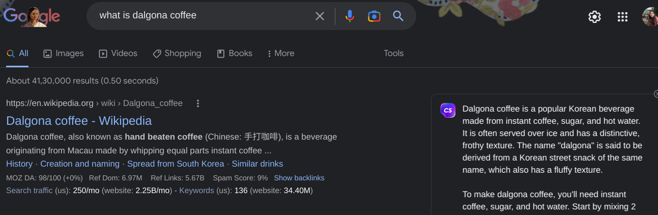 Try viral recipes - ChatSonic chrome extension use cases