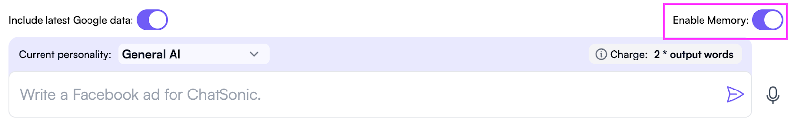 ChatSonic - ChatGPT alternatives for productivity