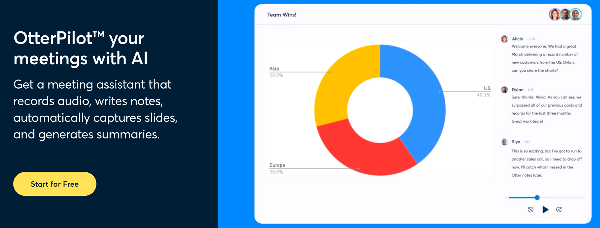 Otter AI - ChatGPT alternatives for productivity