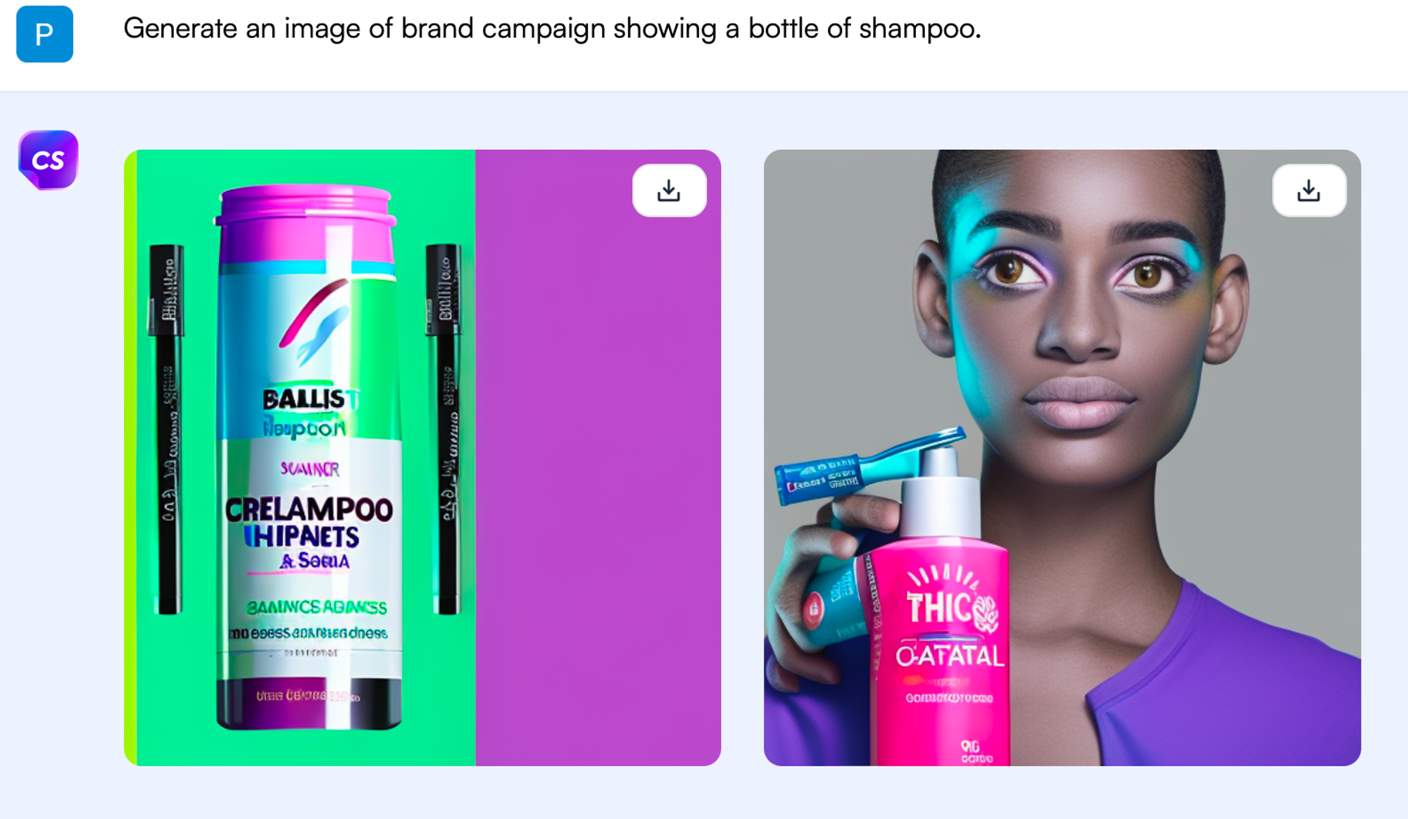 ChatSonic example AI images - ChatGPT alternatives social media