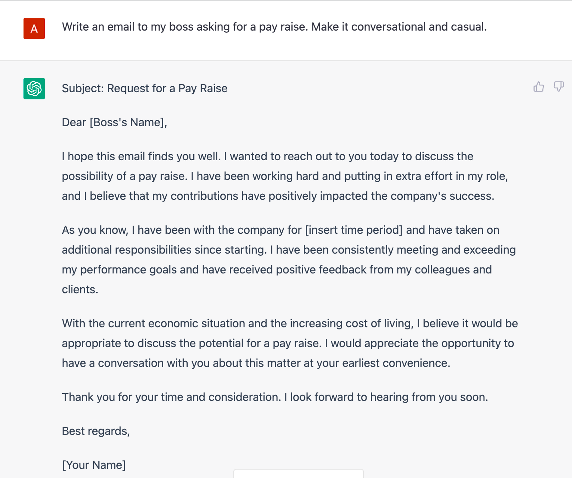 chatgpt for gmail example - chatgpt for gmail