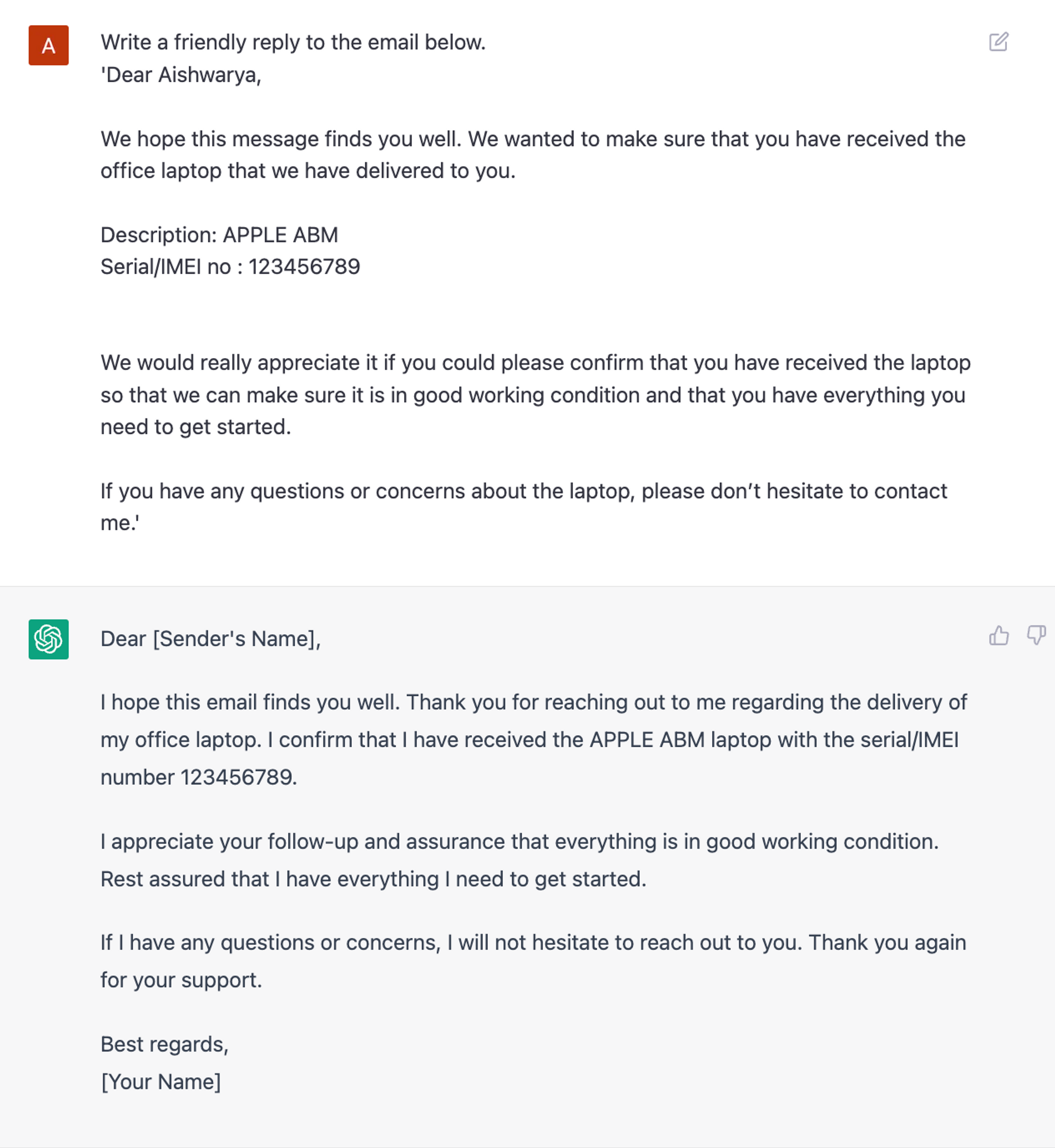 chatgpt for gmail example - chatgpt for gmail