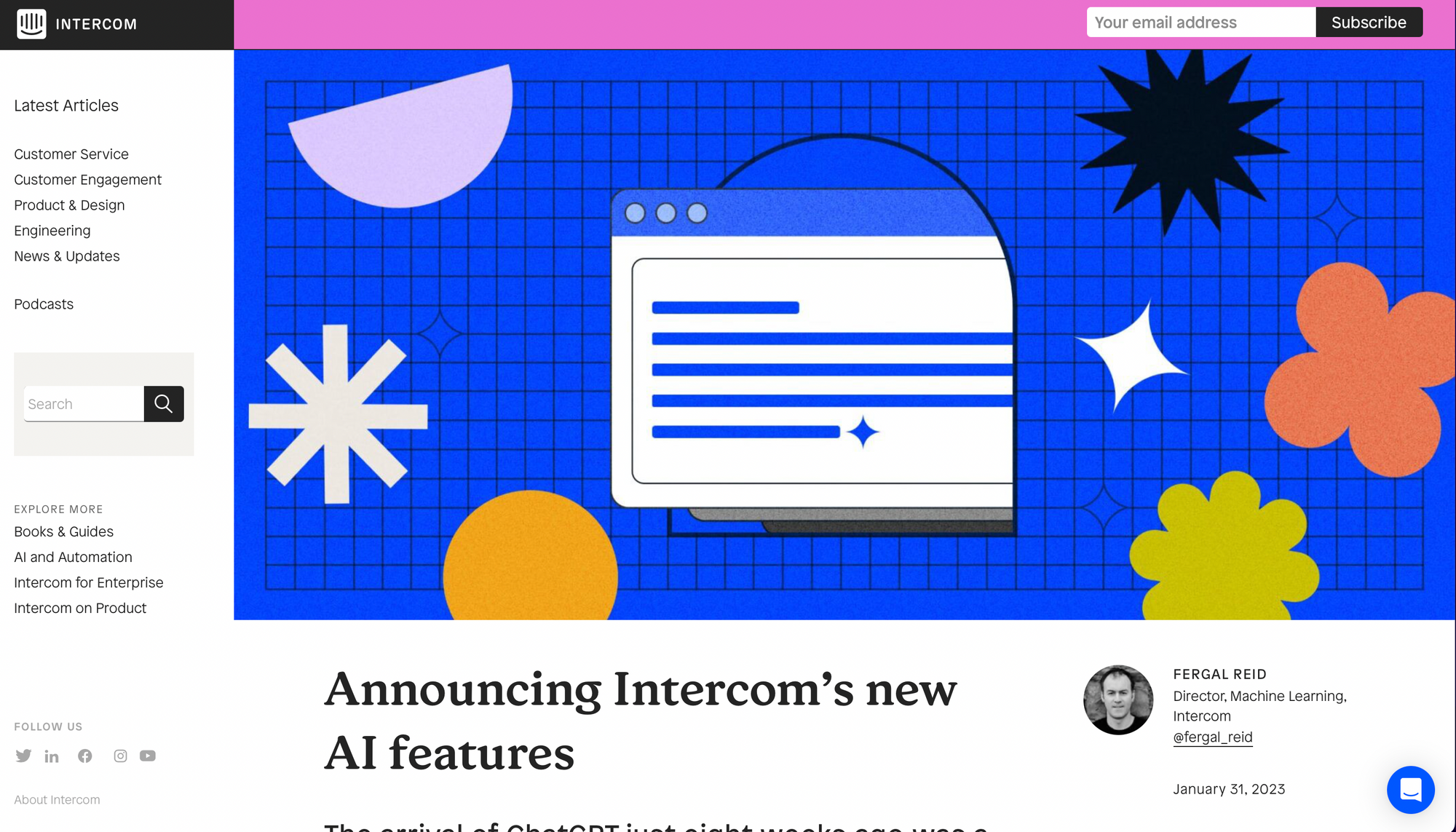Intercom - Best AI chatbots