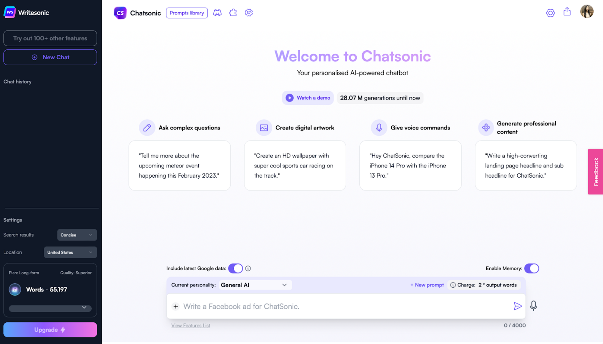 Chatsonic - 6 AI Tools with GPT-4 Powers in 2023