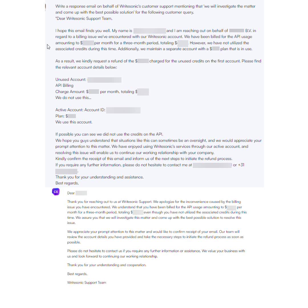 Chatsonic- ChatGPT for Customer Service