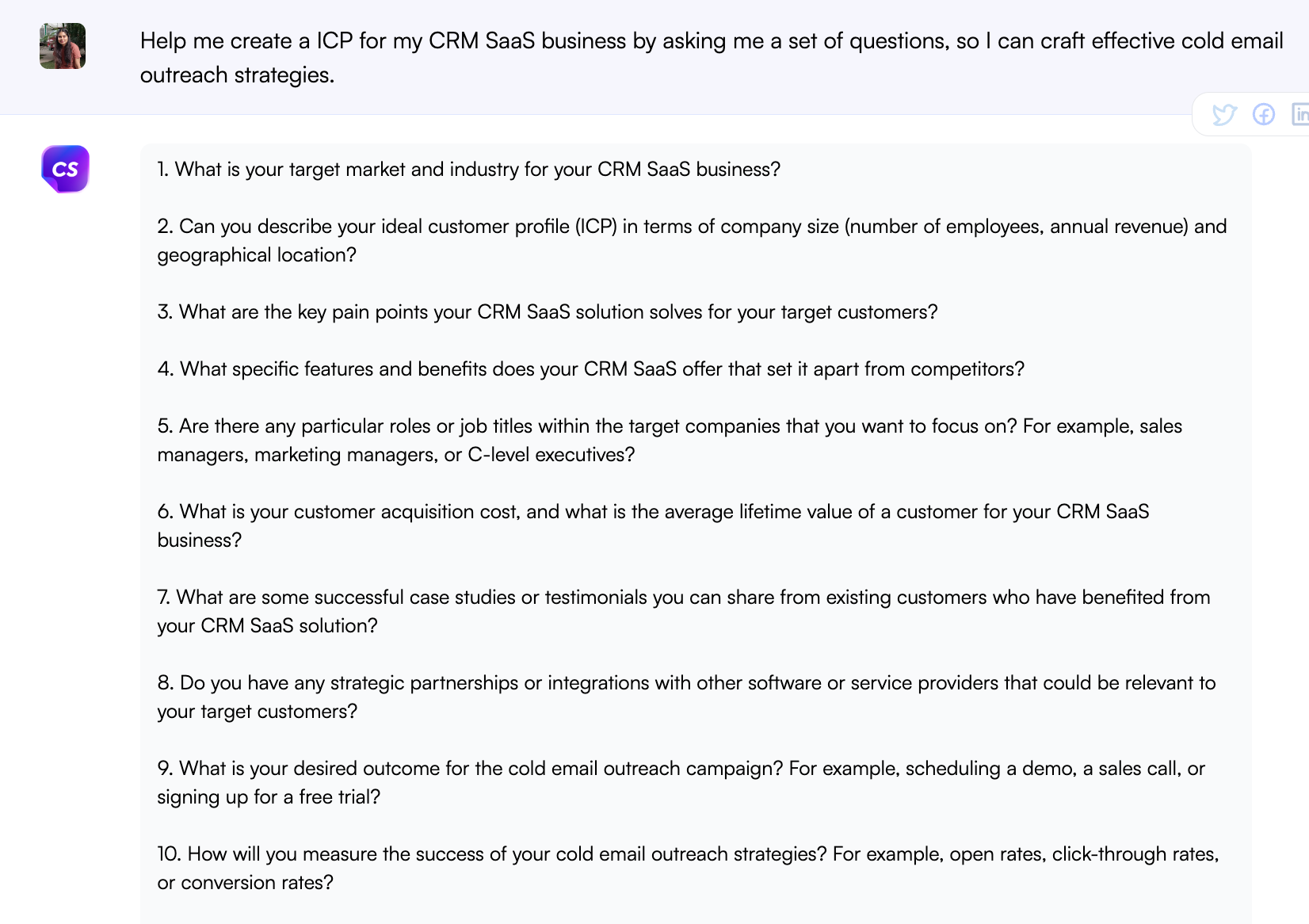 Chatsonic for researching about target audience - ChatGPT for email marketing
