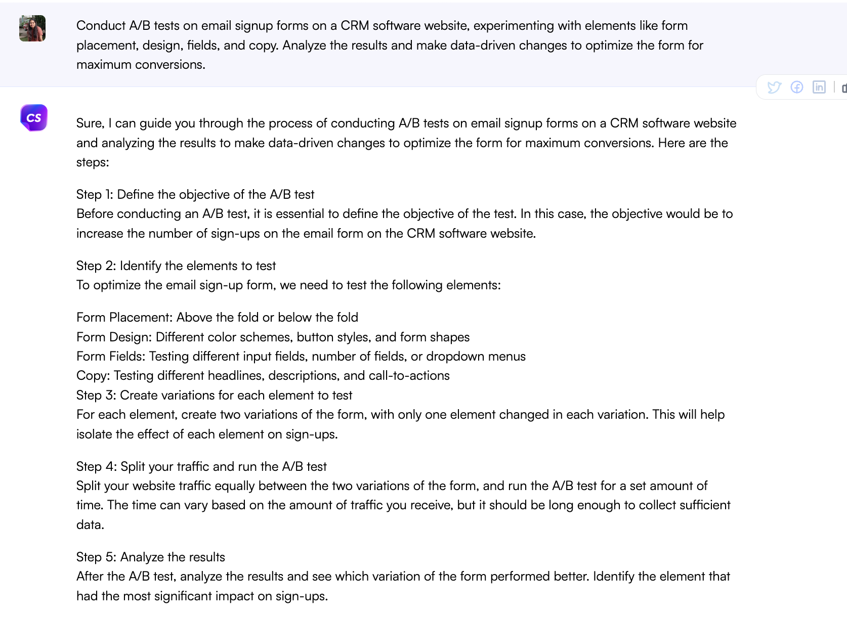 ChatGPT Prompts for email A/B testing and optimization - ChatGPT Prompts for Email Marketing