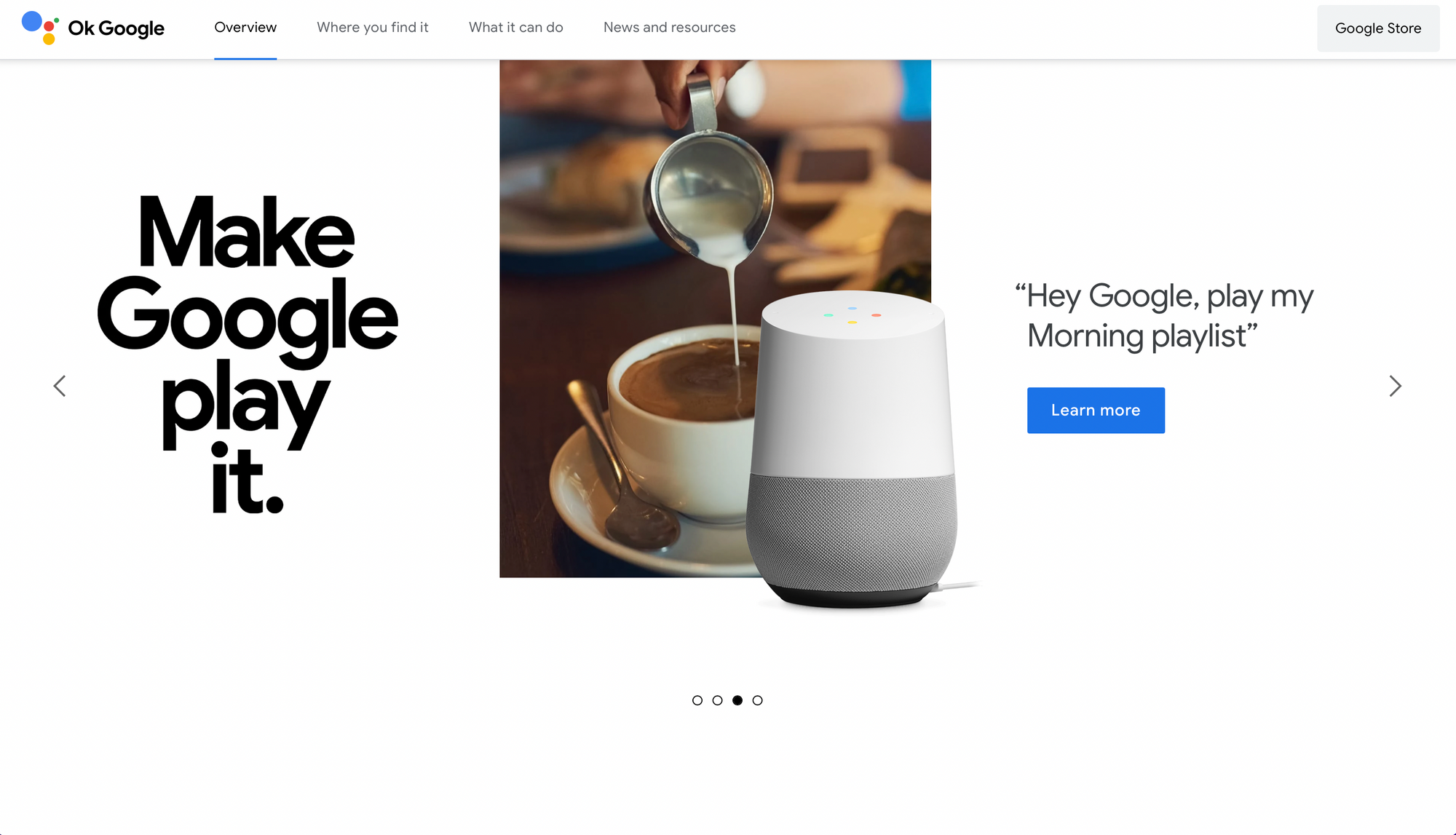 Conversational AI examples - Google Assistant - Conversational AI