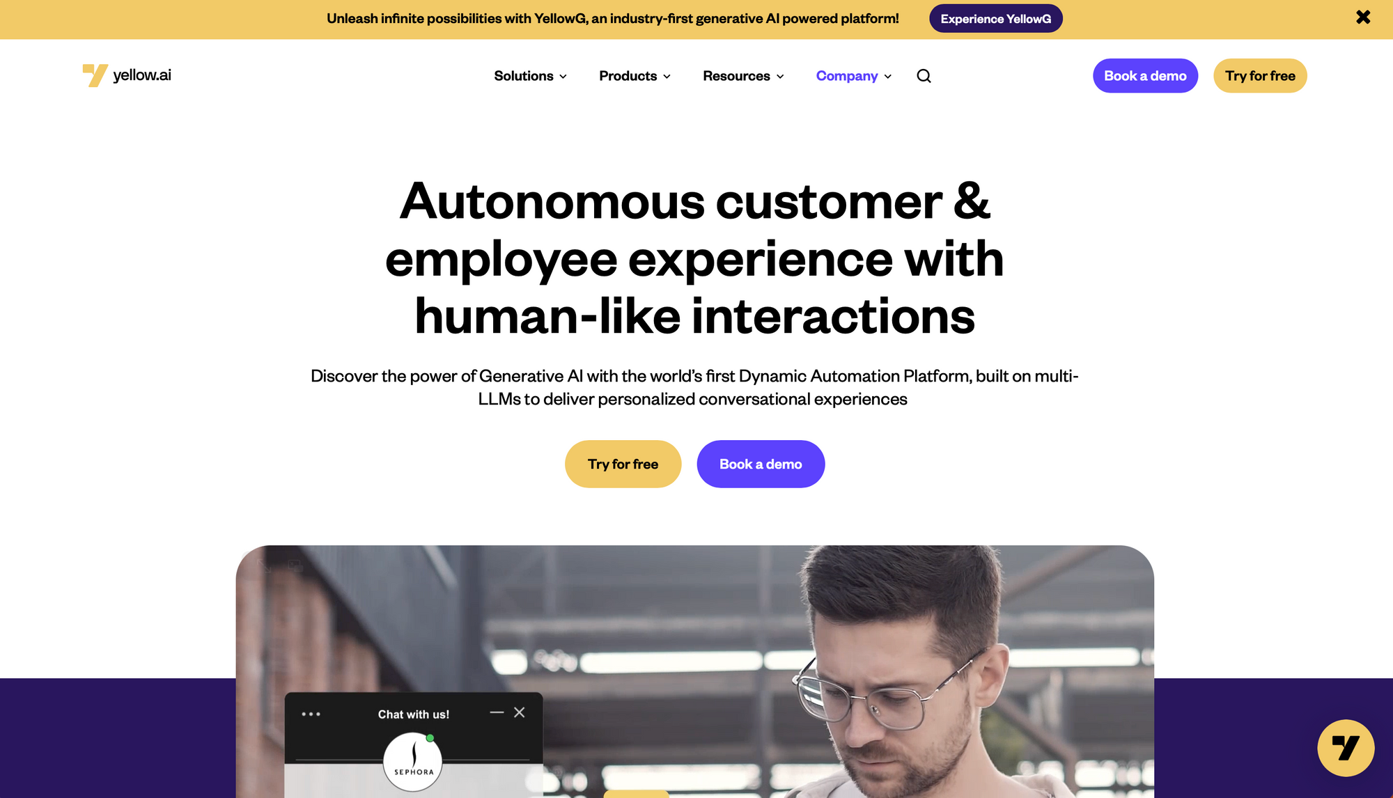 Yellow.ai - Shopping bots for ecommerce