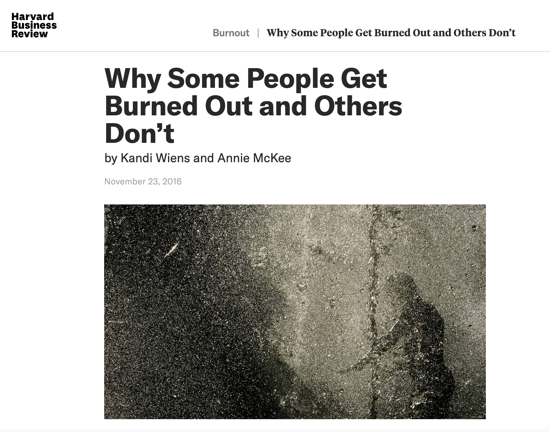 Harvard Business Review brand voice example - Brand voice examples