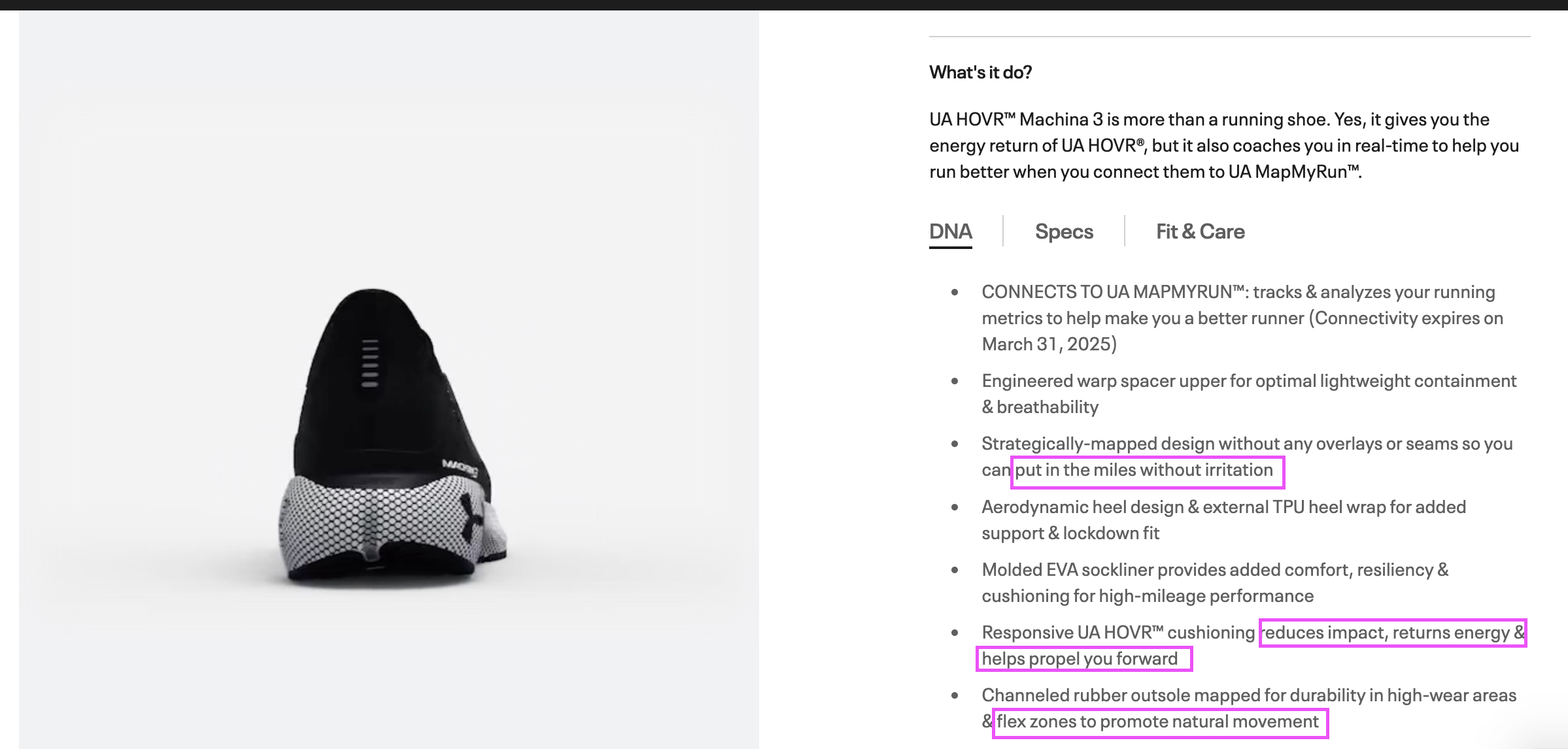 Under Armour brand voice example - Brand voice examples