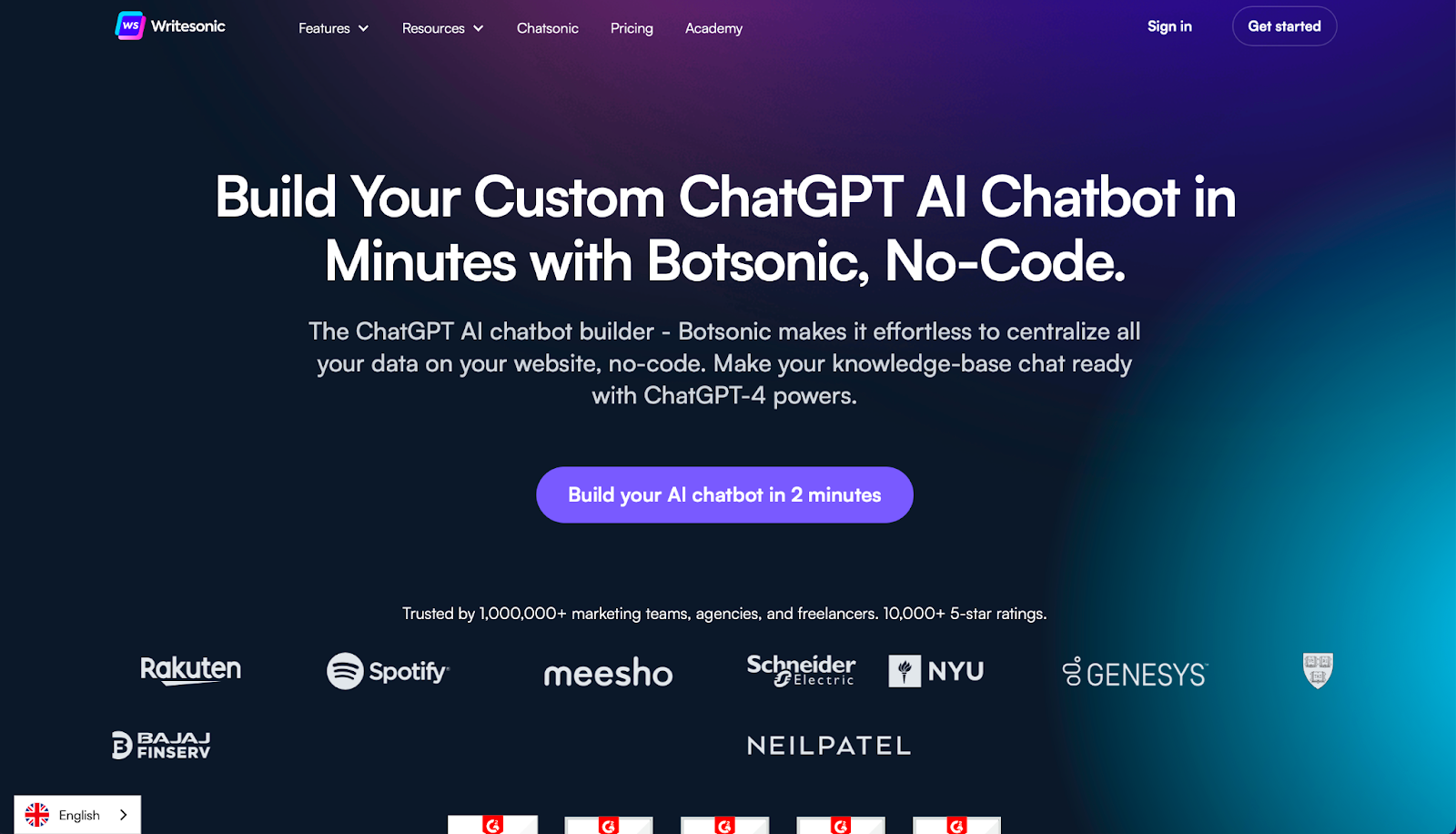 Botsonic - Content personalization