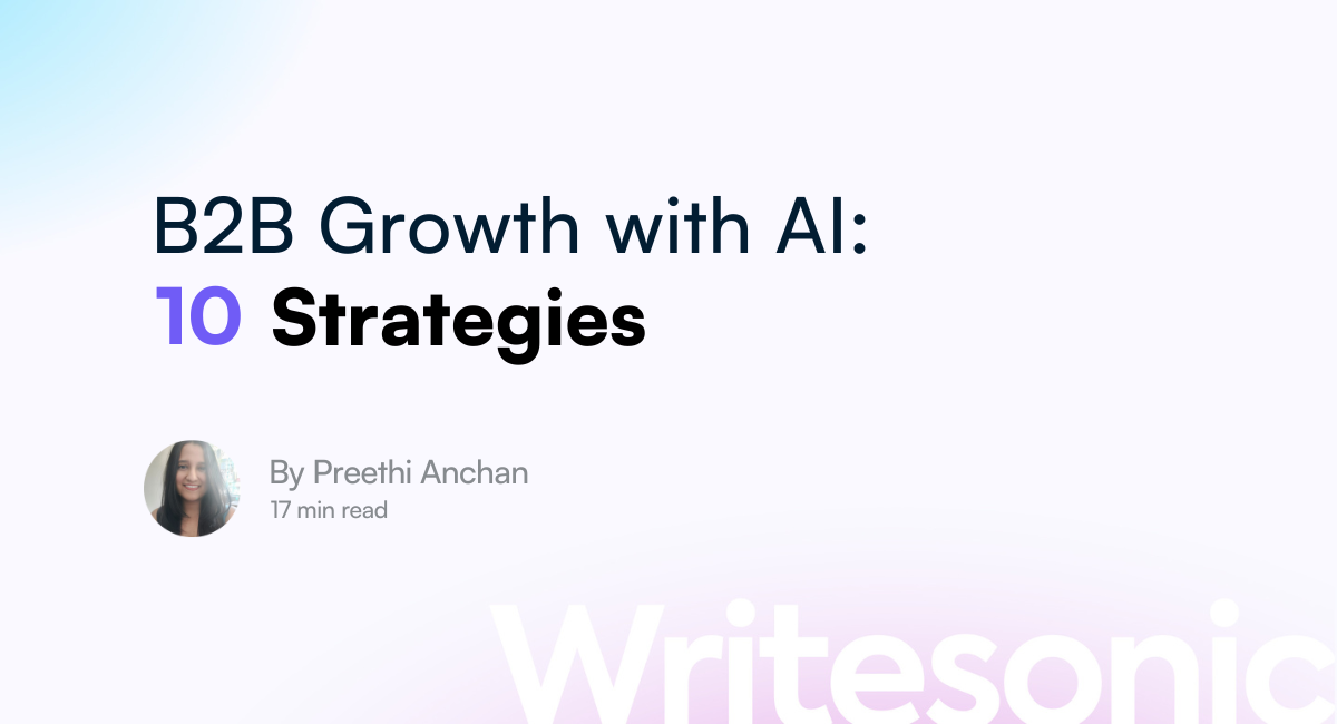 AI in B2B: 10 Ways to Fuel Growth