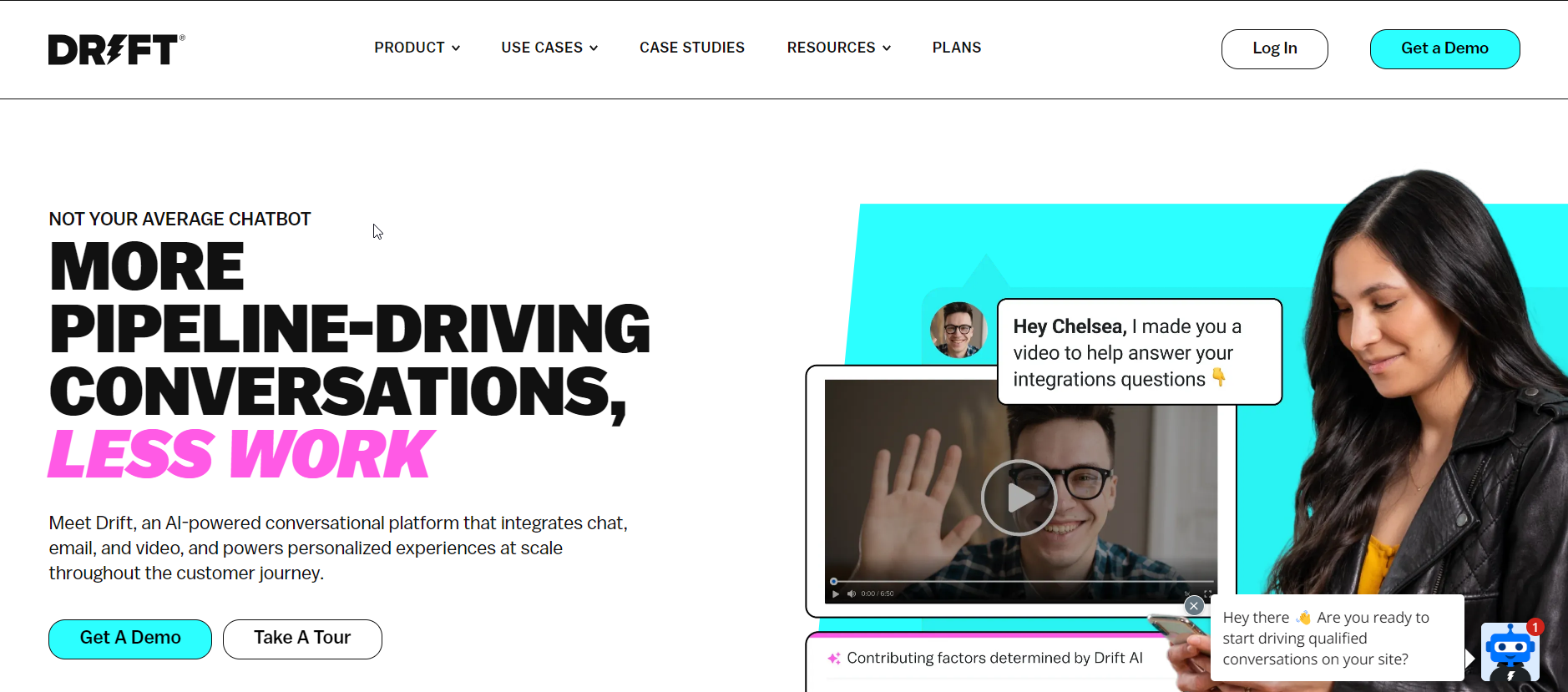 Drift - Best lead generation chatbots