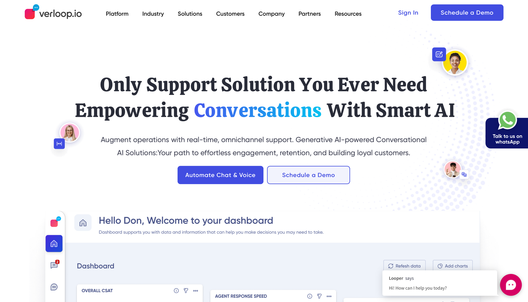 Verloop - Travel chatbots