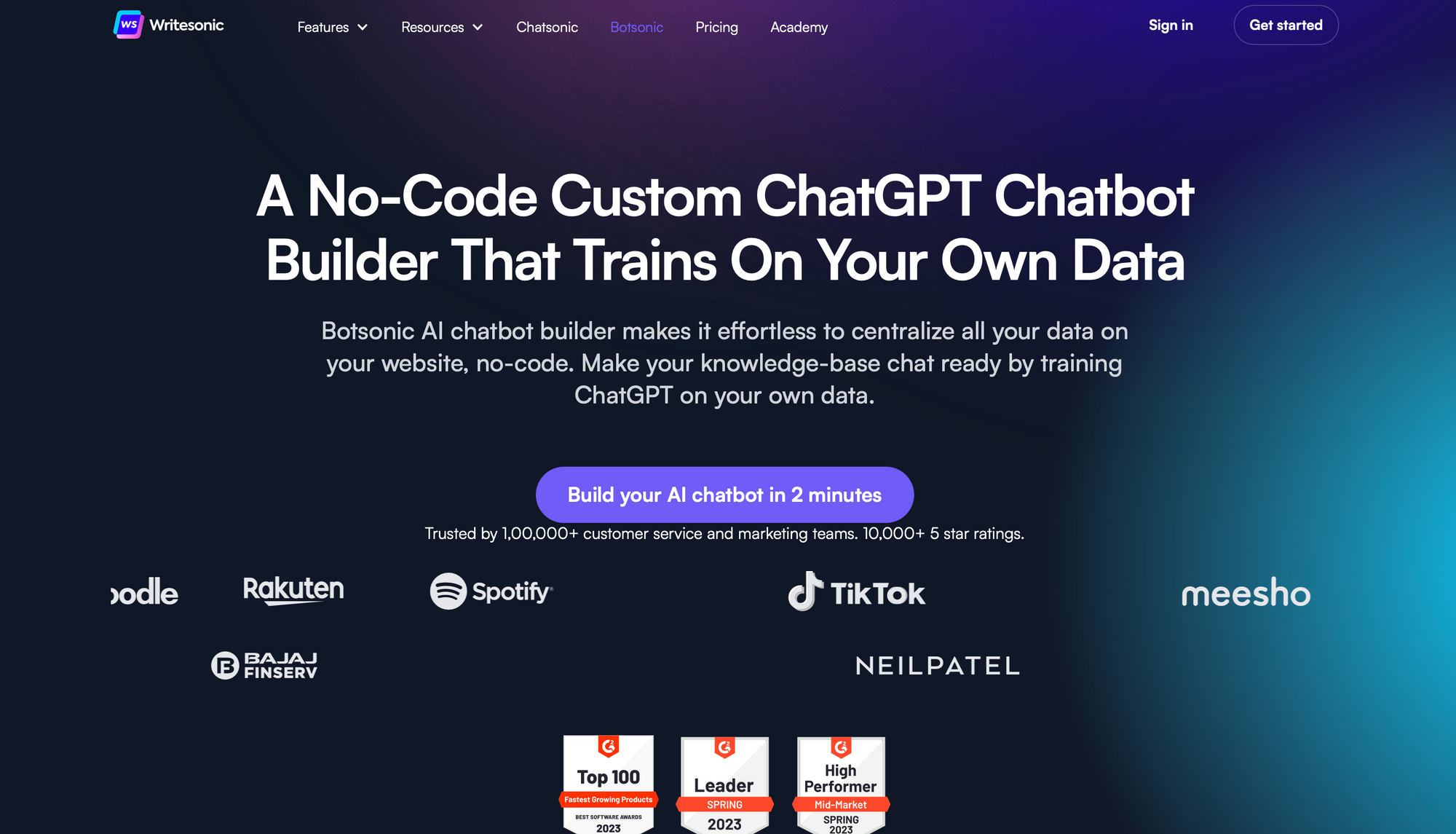 Botsonic - B2B AI Tools
