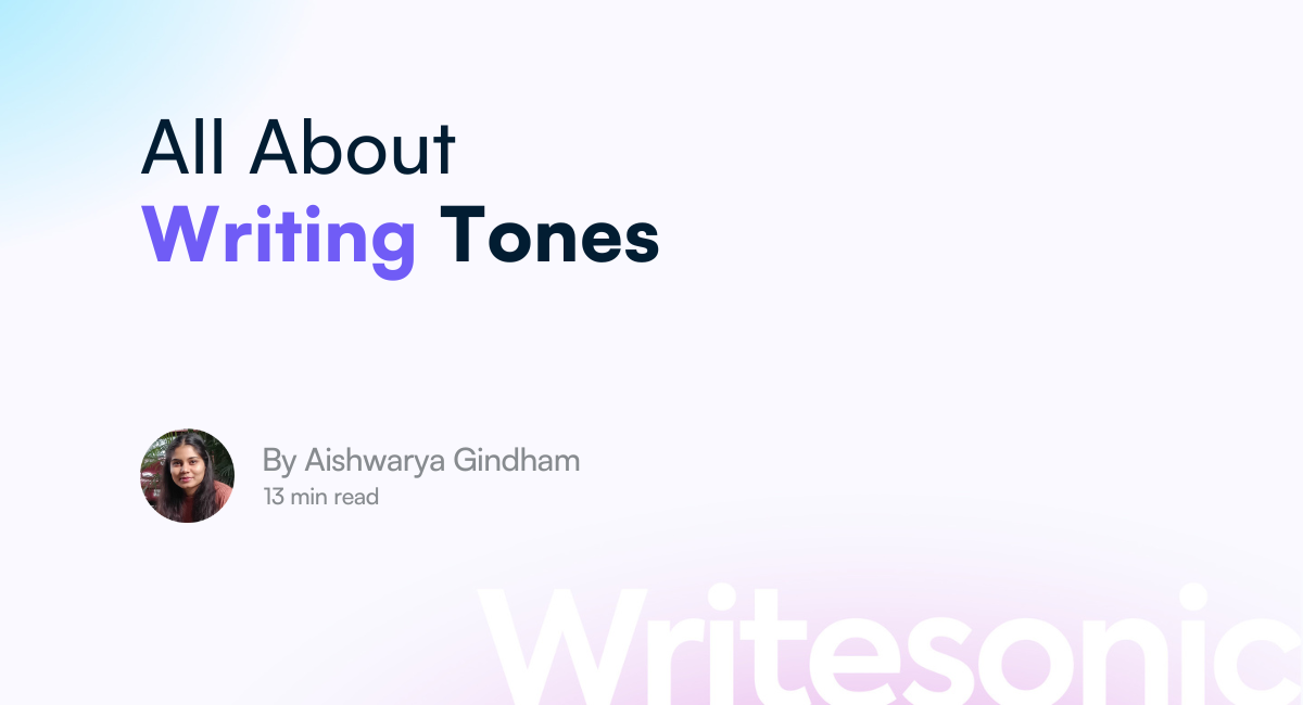 Different Types of Tone in Writing