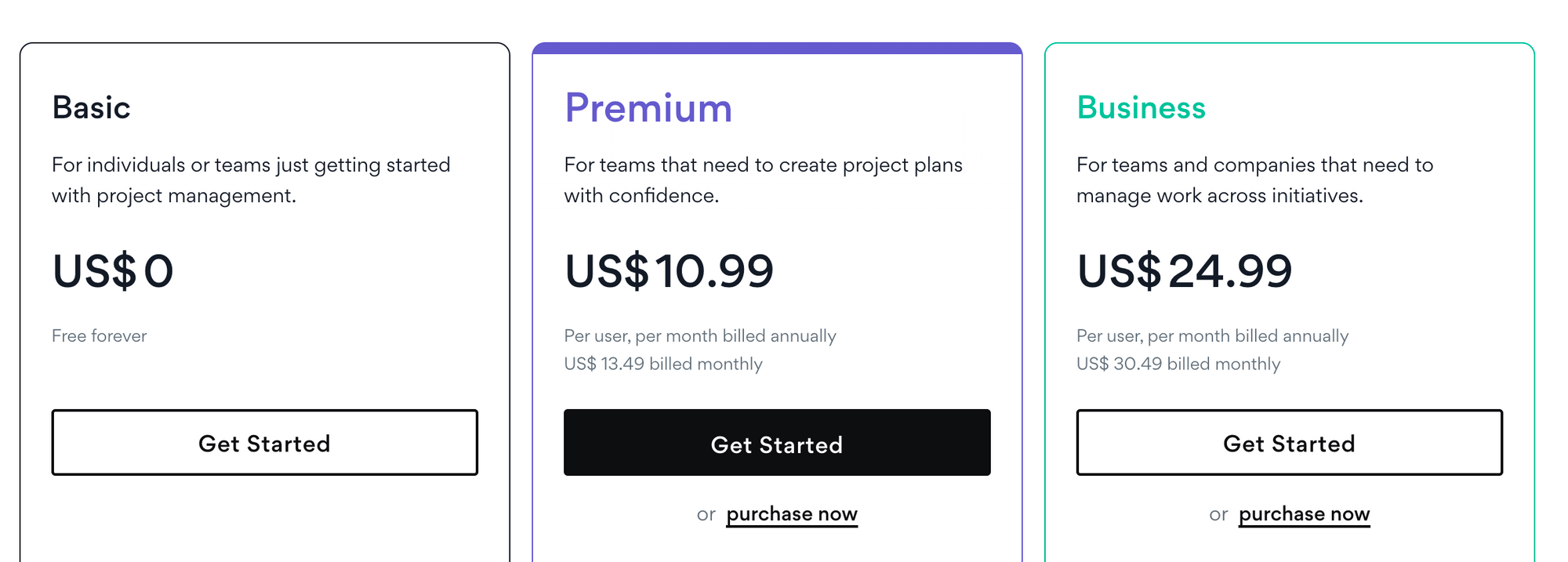 Asana pricing - ClickUp AI alternatives