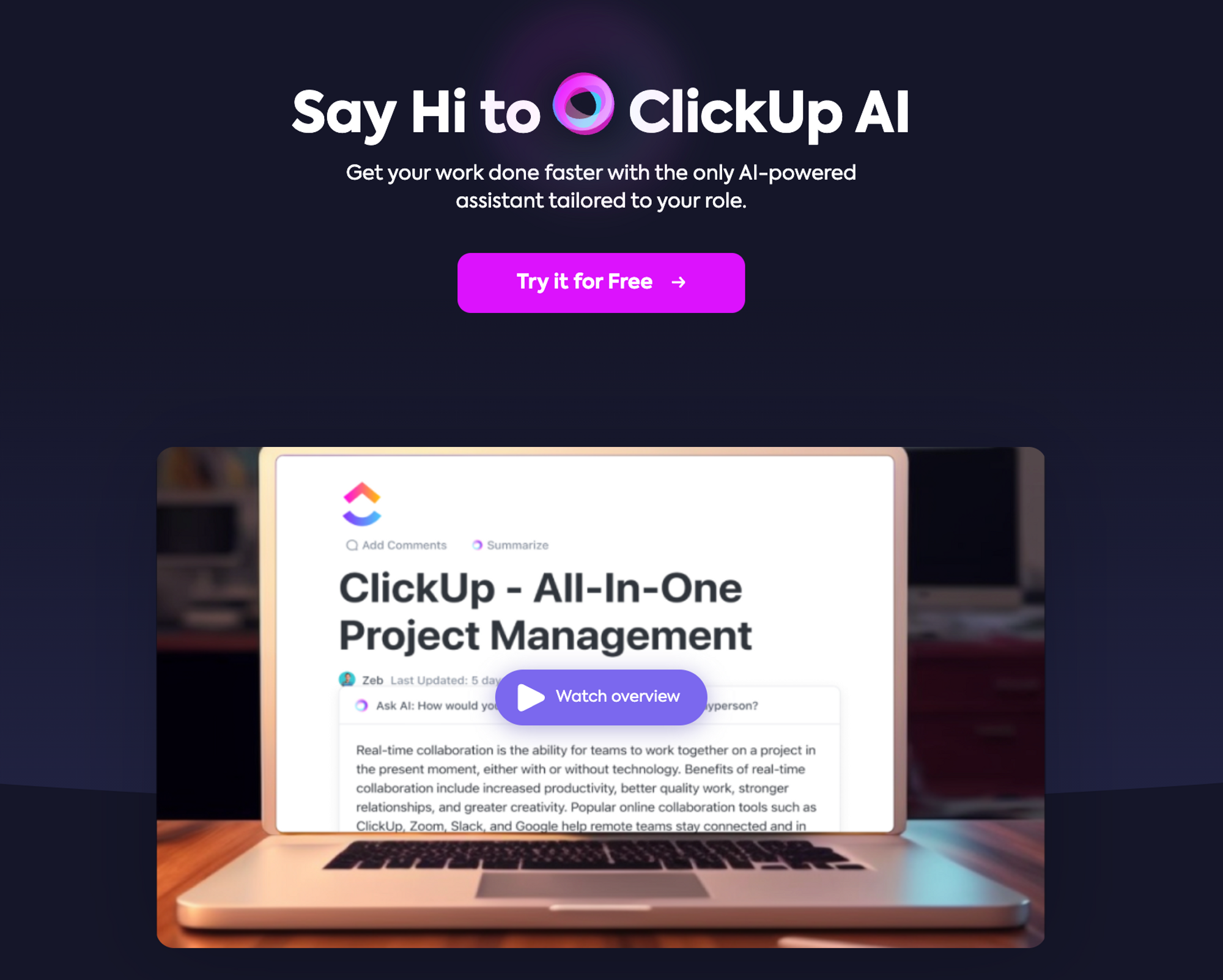 ClickUp AI - ClickUp AI alternatives