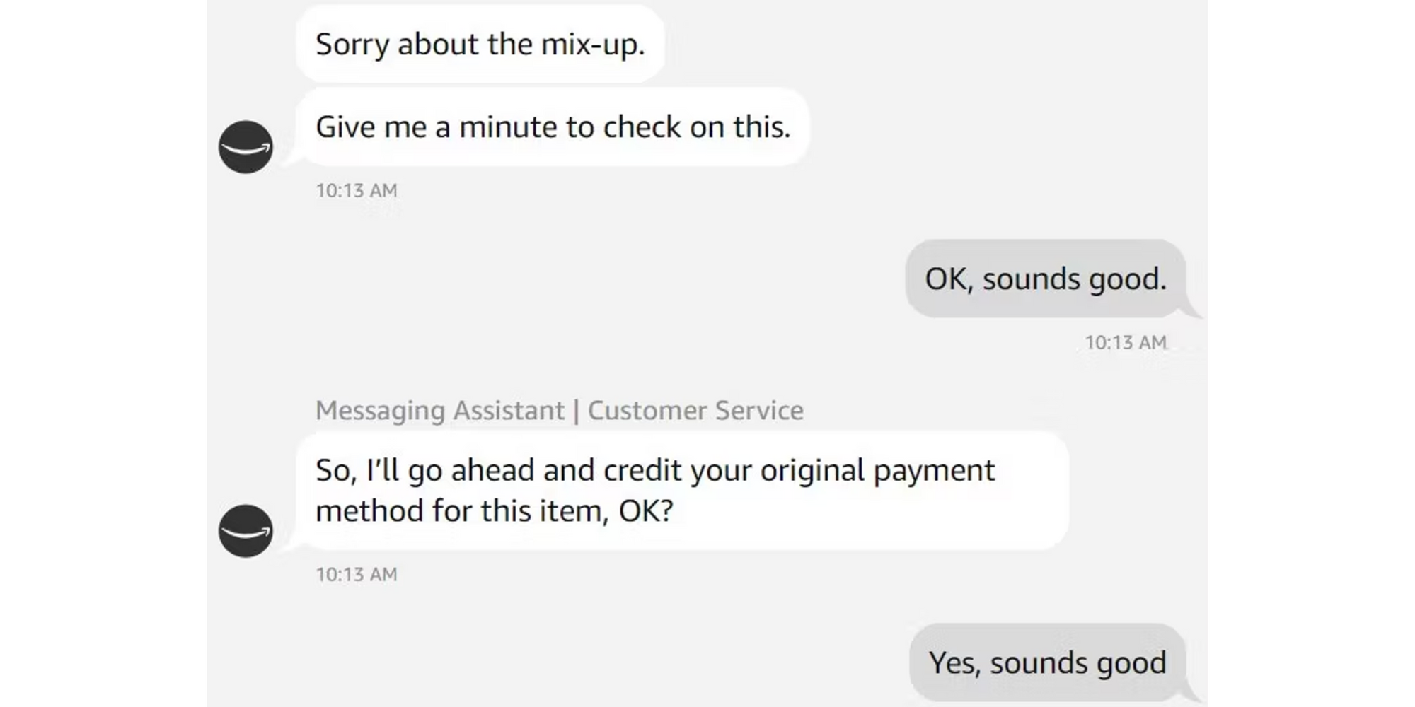 Application-oriented chatbot example of Amazon from Android Police