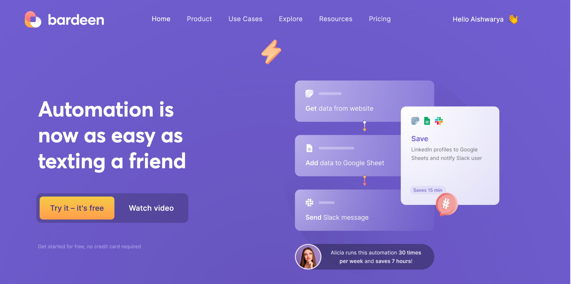 Bardeen AI - generative AI tools