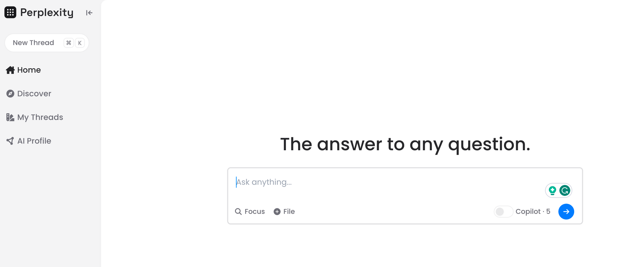 Perplexity AI - generative AI tools